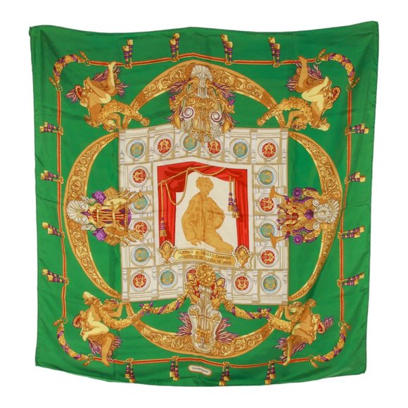 Authentic HERMES Silk HOMMAGE A CHARLES GARNIER Scarf 90 - Picture 1 of 11